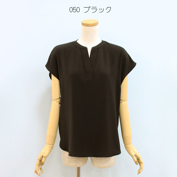 Theory スキッパーネックプルオーバーブラウス S theory（セオリー） 6208216 スキッパー ネック プルオーバー ブラウス