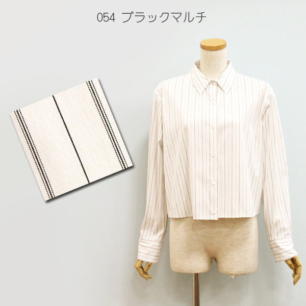 Theory セオリー 6308210 サイドタブ クロップド シャツ | theory | 01