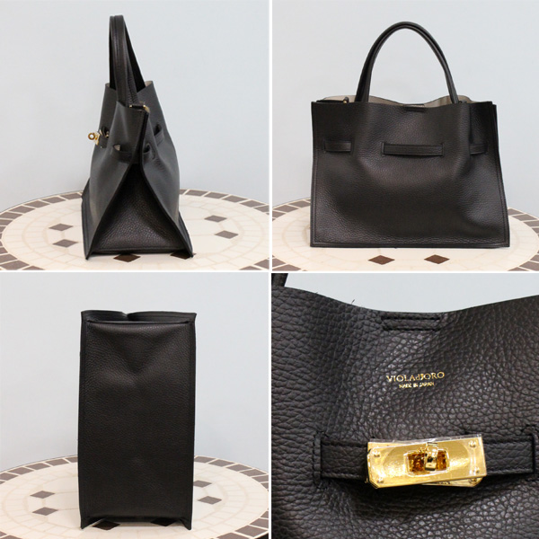 VIOLAd'ORO（ヴィオラドーロ） V-1496 イタリアン Wフェイス レザー