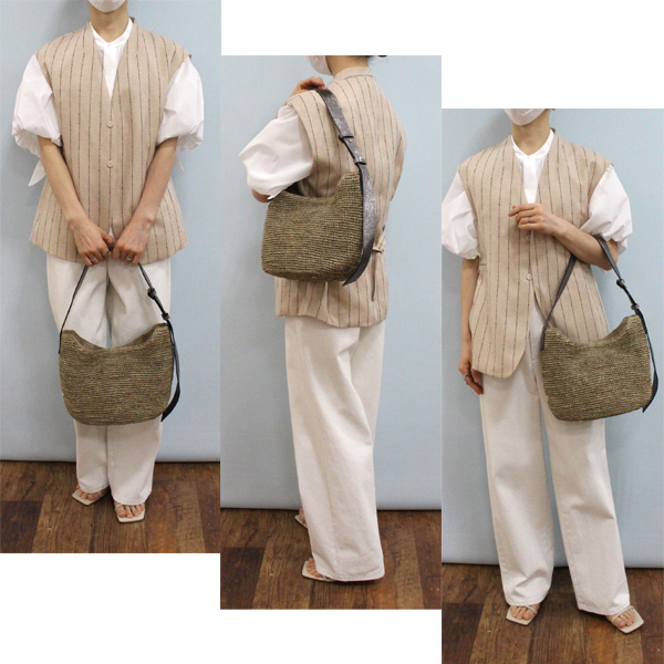 VIOLAd'ORO 20%OFF ヴィオラドーロ V-8839 アバカ ワンショルダー