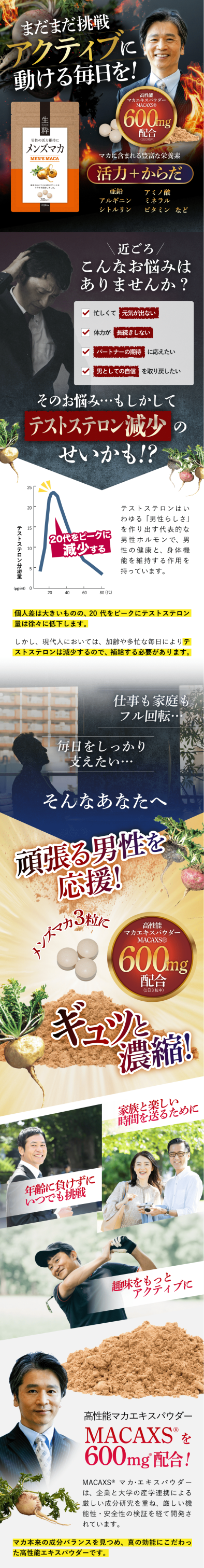 MENS' MACA(メンズマカ) 説明文1