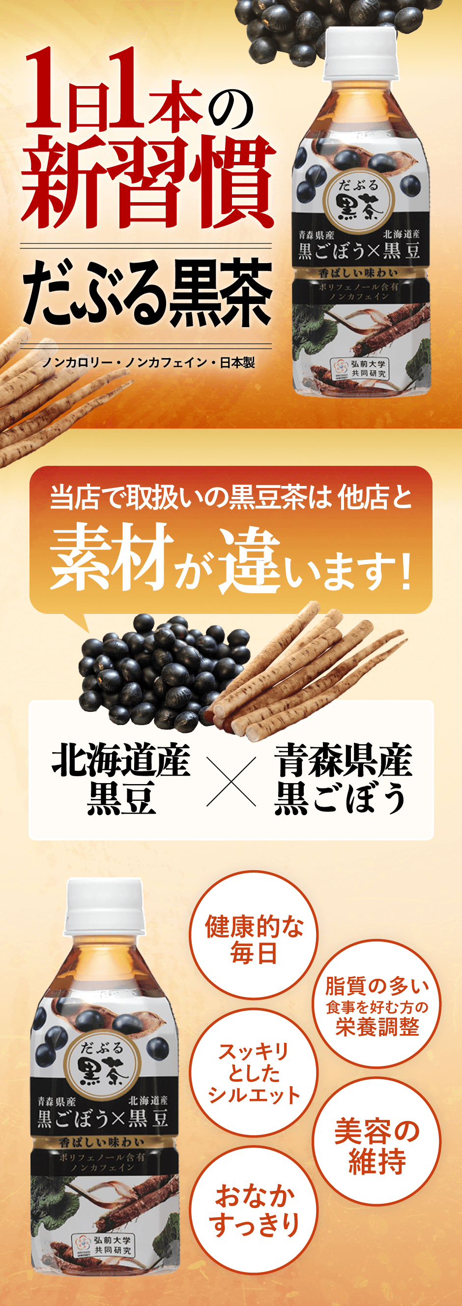 だぶる黒茶 説明文1