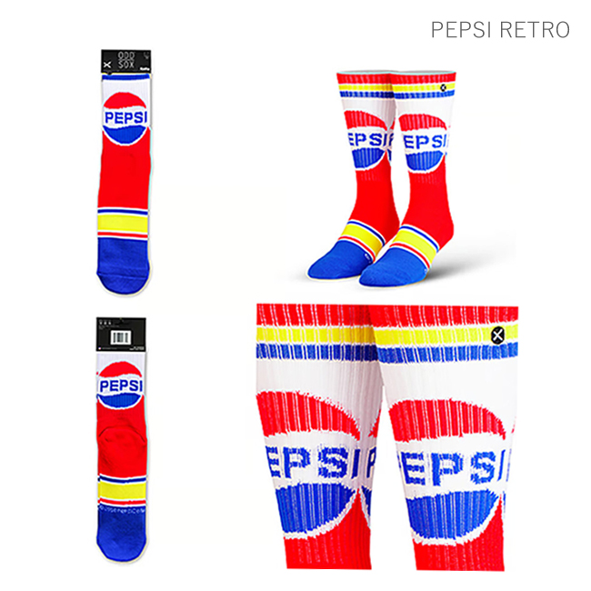 ODD SOX オッドソックス くつした 靴下 キャラクター 柄 ペプシ オレオ カップヌードル