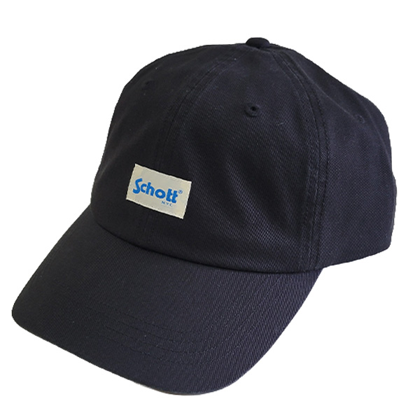 Schott NYC ショット キャップ 帽子 ウォッシュド ツイル ロゴ コットン ワンポイント シンプル メンズ レディース N.Y.C cap アメカジ ブランドキャップ | Schott N.Y.C | 01