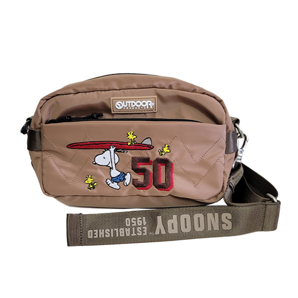 ミニショルダーバッグ ポーチ アウトドアプロダクツ OUTDOOR PRODUCTS PEANUTS スヌーピー 2WAY バッグインバッグ | OUTDOOR PRODUCTS | 01