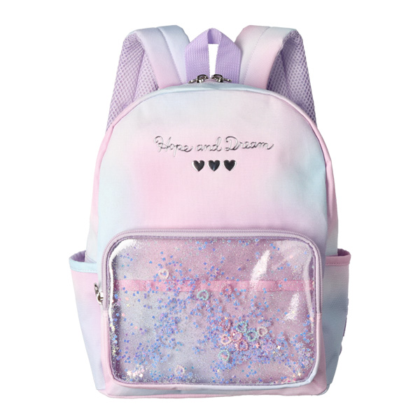 Kids Foret キッズフォーレ 推し活 リュックサック 女子 女の子 リュック キッズ ジュニア 透明窓 ラメ キラキラ かわいい 推し 通園 通学 入園 入学 プレゼント | Kids Foret | 02