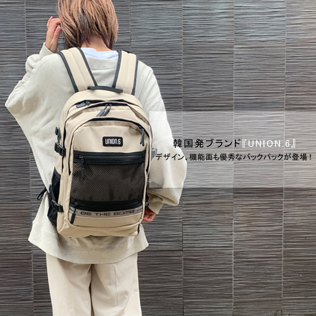 ムックサック【リュックサック】 UNION6 ユニオンシックス バックパック デイパック リュック