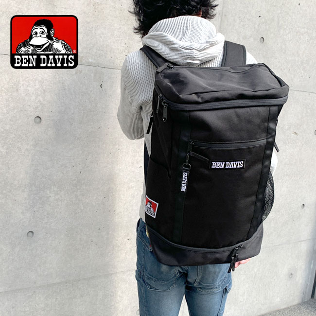 BEN DAVIS ベンデイビス リュック リュックサック 黒 大容量 撥