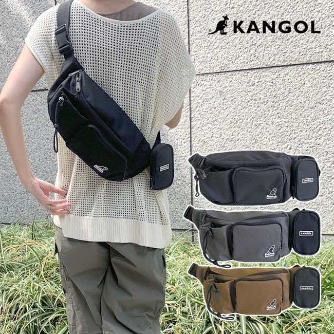 KANGOL（カンゴール） ボディバッグ ウエストバッグ ワンショルダー