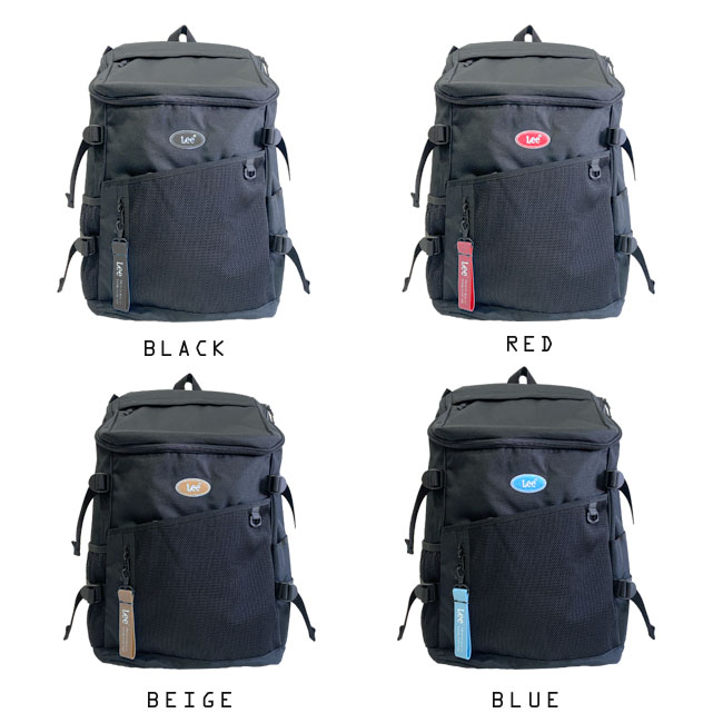 Lee リュック リー リュックサック スクエア 通勤 通学 大きめ 黒