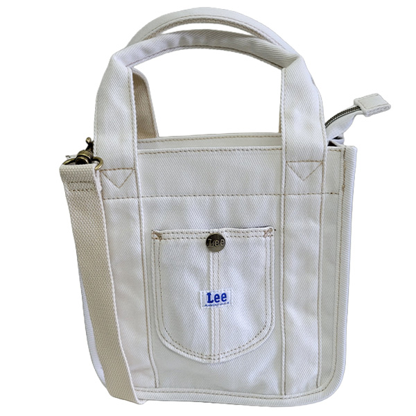 Lee（リー） 2WAY 小さめ トートバッグ デニム ショルダーバッグ
