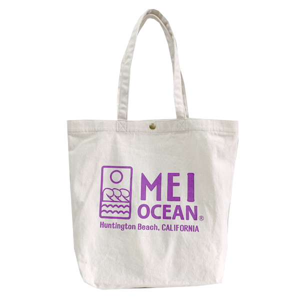 タグ付き メイ MEI ハンドバッグ トートバッグ 腕掛け ナイロン ブルー系 MEI（メイ）の「ST:MEI / 2way tote 2WAYトートバッグ（トート