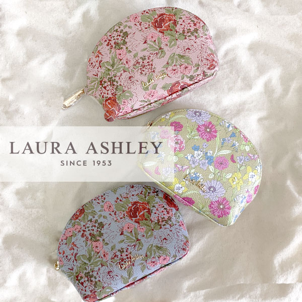 LAURA ASHLEY ローラアシュレイ ポーチ メイクポーチ ミニポーチ