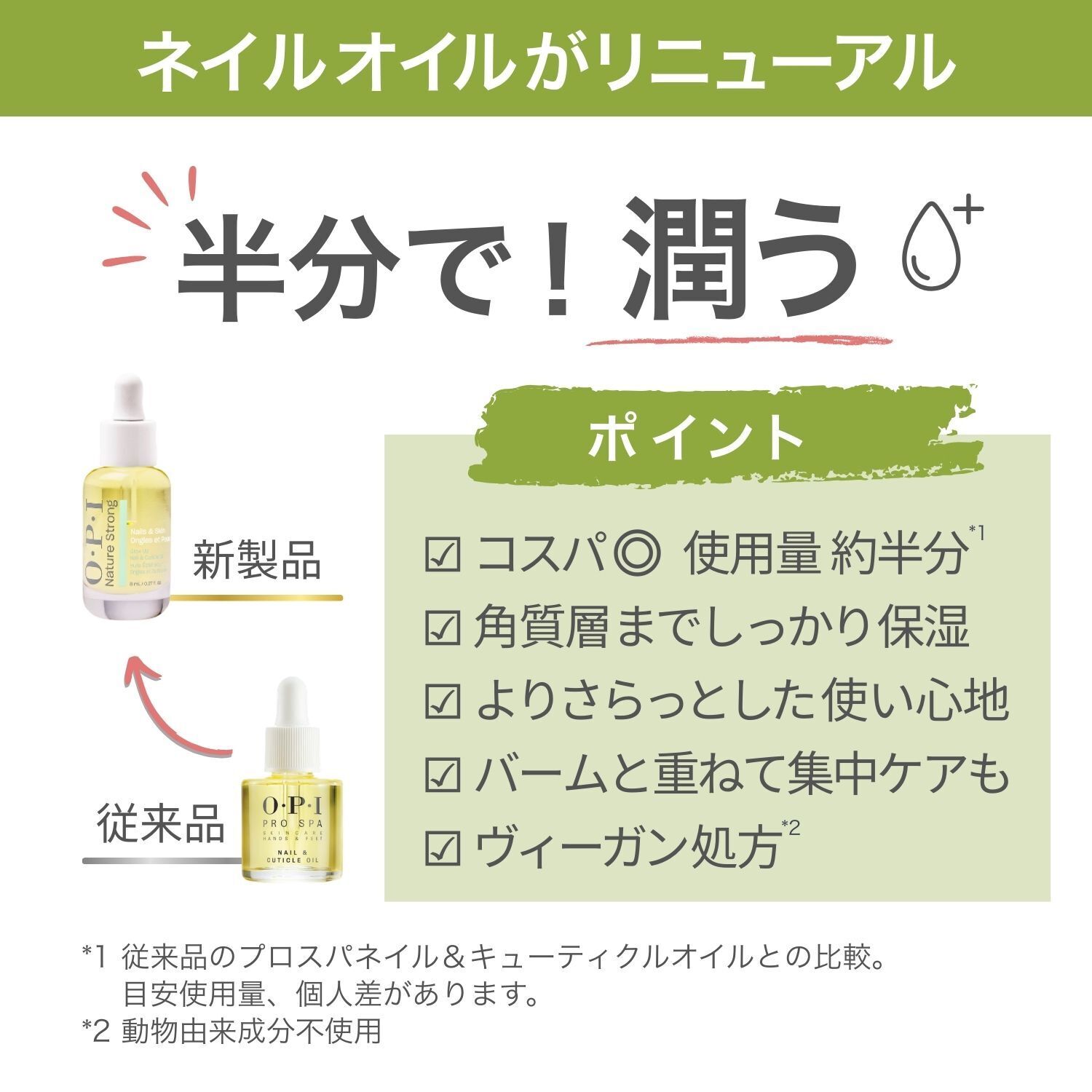 O・P・I（オーピーアイ） OPI公式 ネイルケア 2点セット (爪強化剤