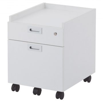 【法人様限定】送料無料 新品 ノルム 2段ワゴンII ホワイト RFCA2-2WH