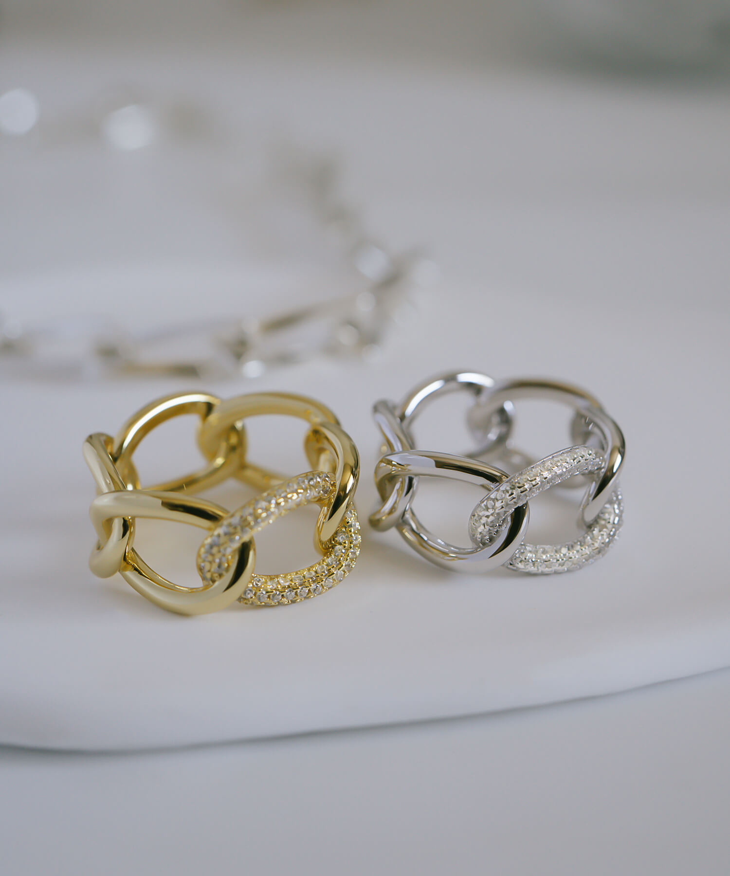 爆買 リング レディース ごつめ 大ぶり ardina-link アルディナ・リンク シルバー925 ゴールド 指輪 太め ノットリング 人差し指 指輪 金属アレルギーの画像