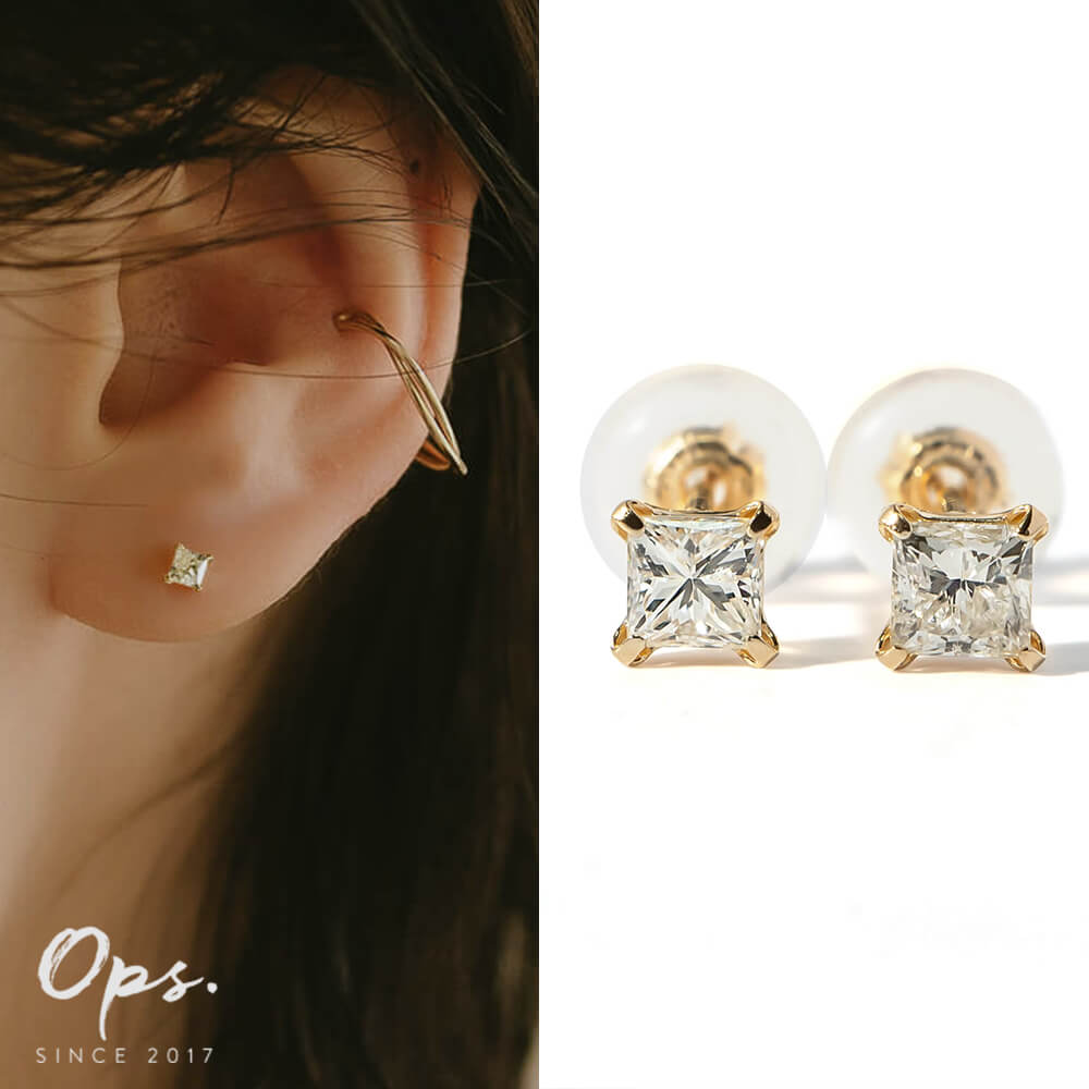 Yahoo! Yahoo!ショッピング(ヤフー ショッピング)ダイヤモンド ピアス 一粒 K18 計0.3ct  【asteri-lumea アステリ・ルメア】 ダイヤ つけっぱなし ピアス 金属アレルギー ダイヤ 18金 レディース