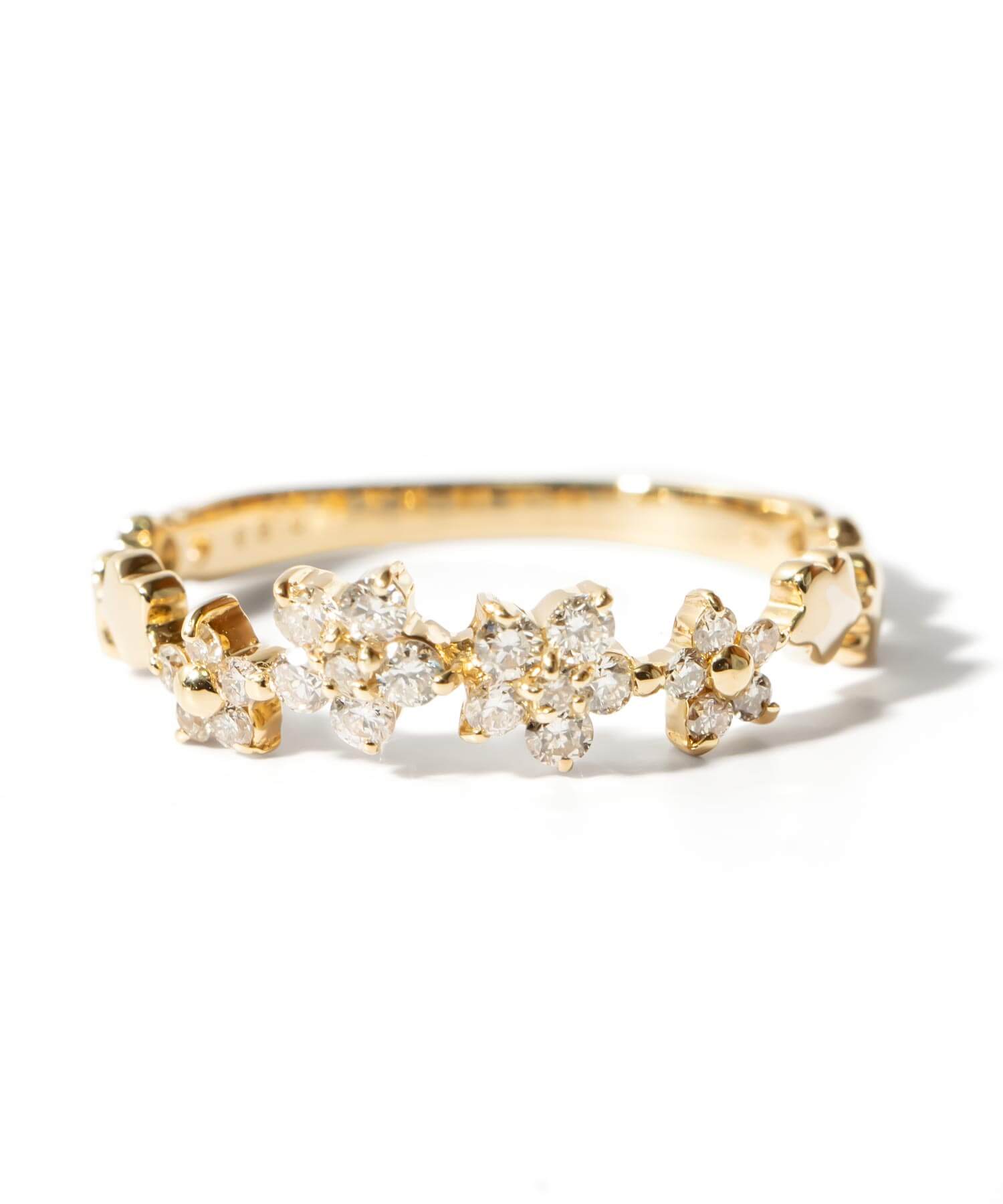 爆買 ダイヤ ダイヤモンド 指輪 18金 リング k18 シンプル 【atria アトリア】 星 モチーフ 18k リング ダイヤ レディース ゴールド 誕生石 パワーストーの画像