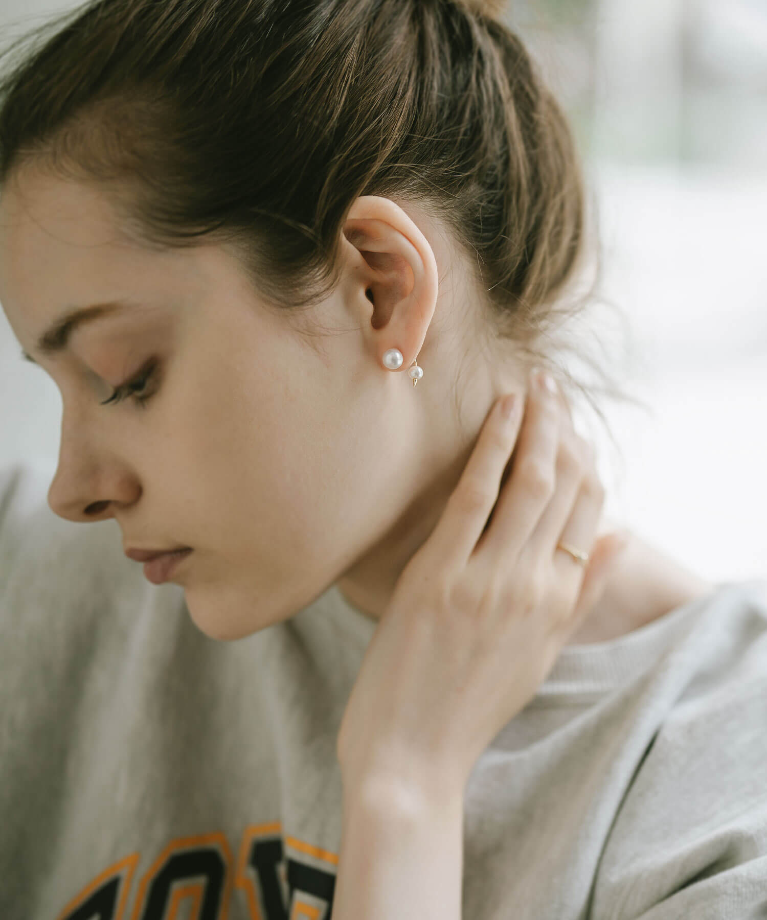 Ops.（オプス） ピアス パール パールピアス 18k アコヤ本真珠 18金