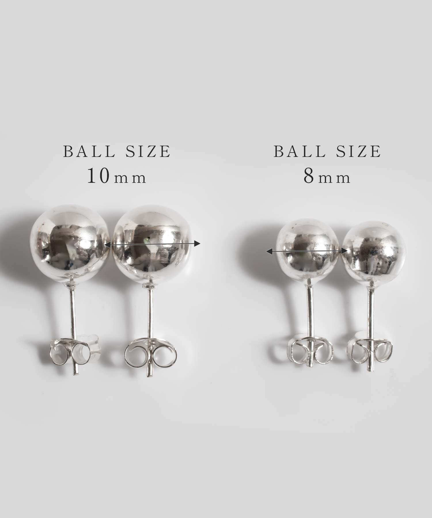 Ops.（オプス） ピアス レディース ボールピアス 8mm 10mm 2g ラウンド