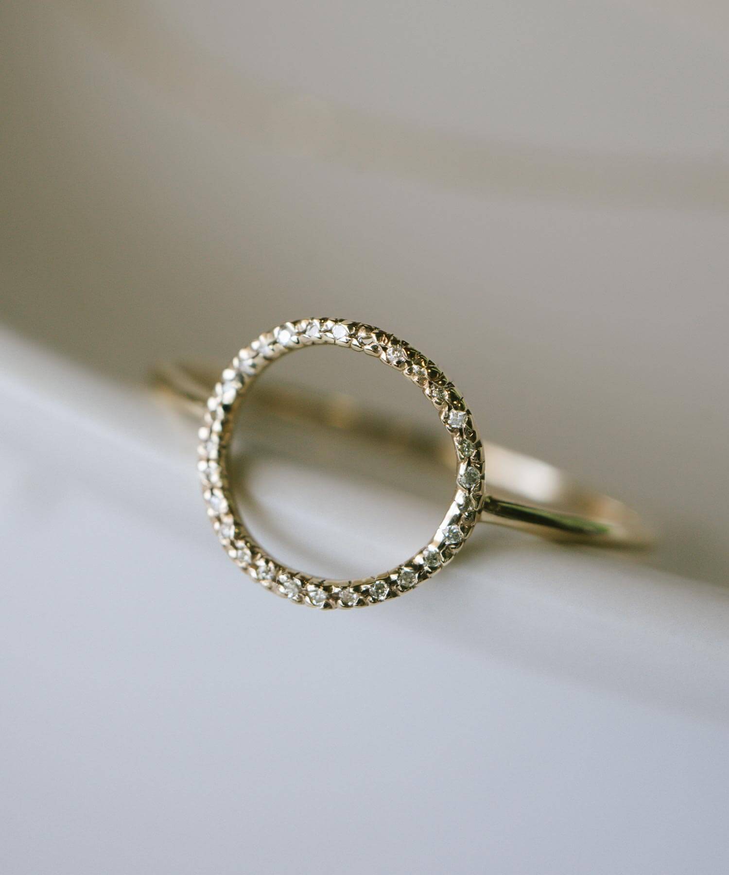 爆買 リング レディース リング ゴールド 10k 【fossole-ring フォッソーレ】 k10 リング 10金 ダイヤモンド リング 50代 スリム 40代 30代 誕生日 プレの画像