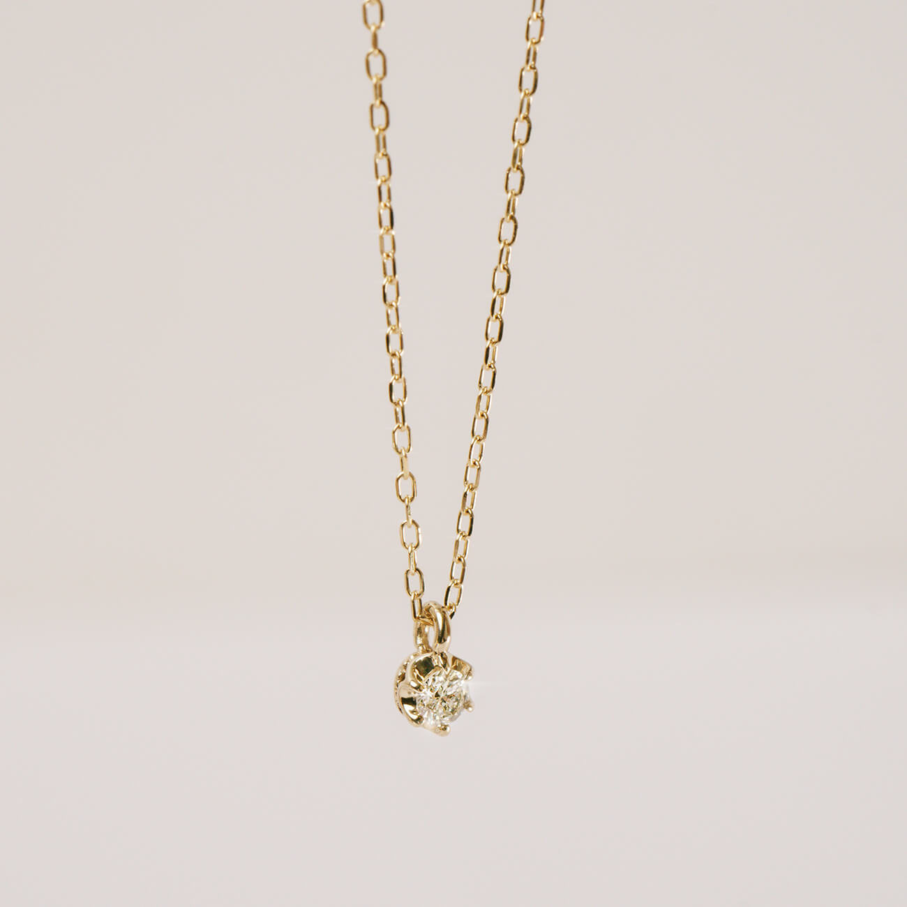 Ops. ネックレス レディース ダイヤモンド 0.05ct K10 10金 記念