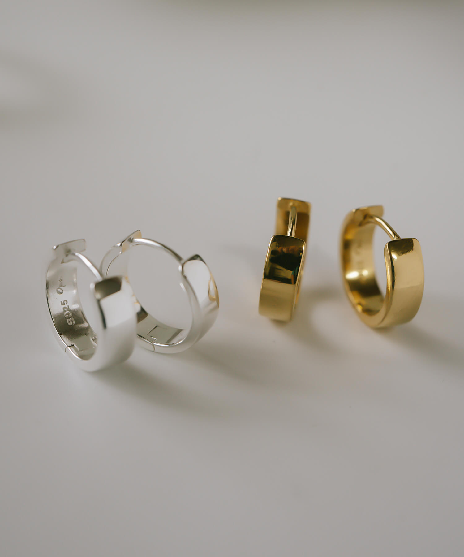 シルバー925 フープピアス