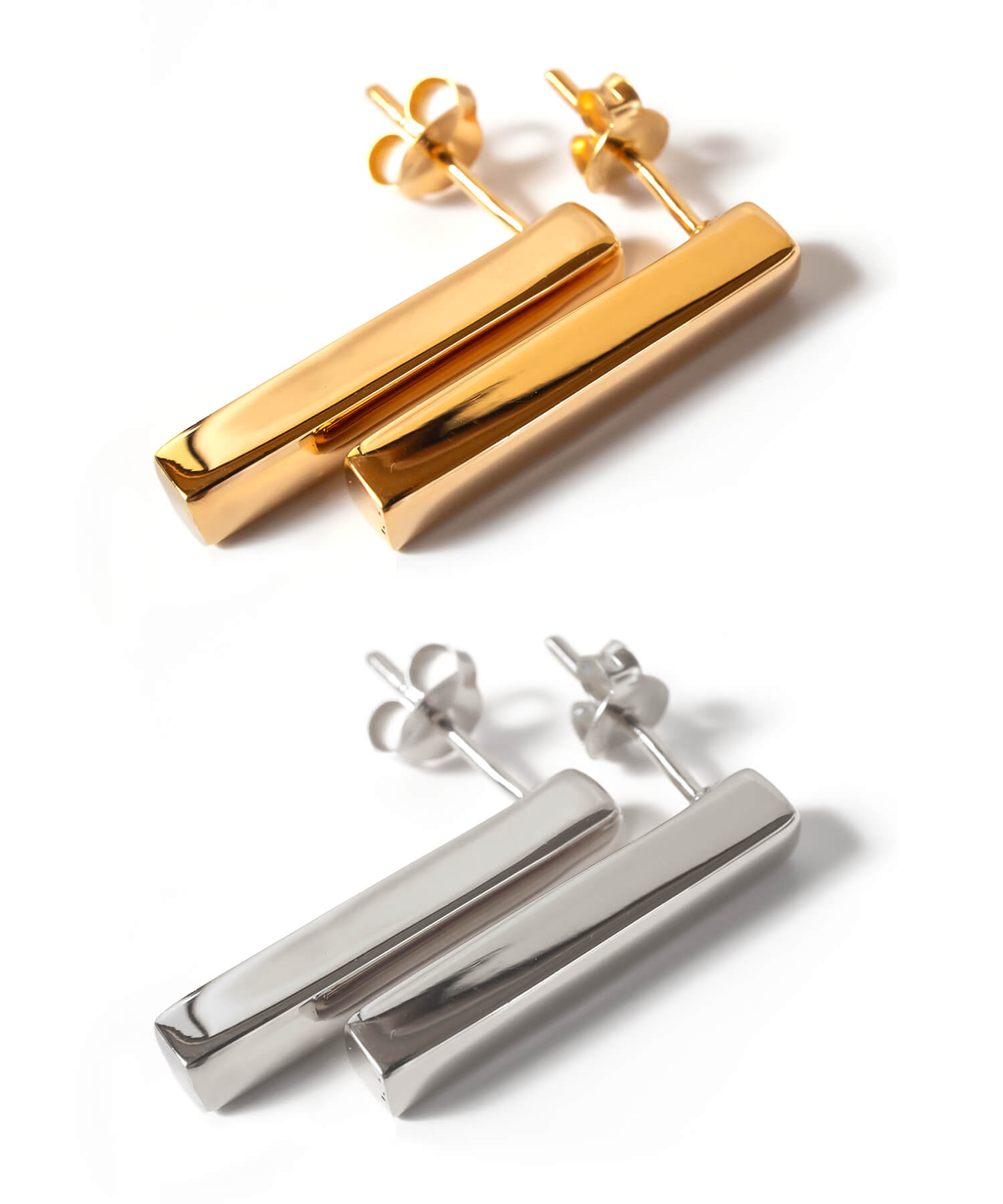 Ops. ピアス レディース 18金 18k silver925 シルバー925