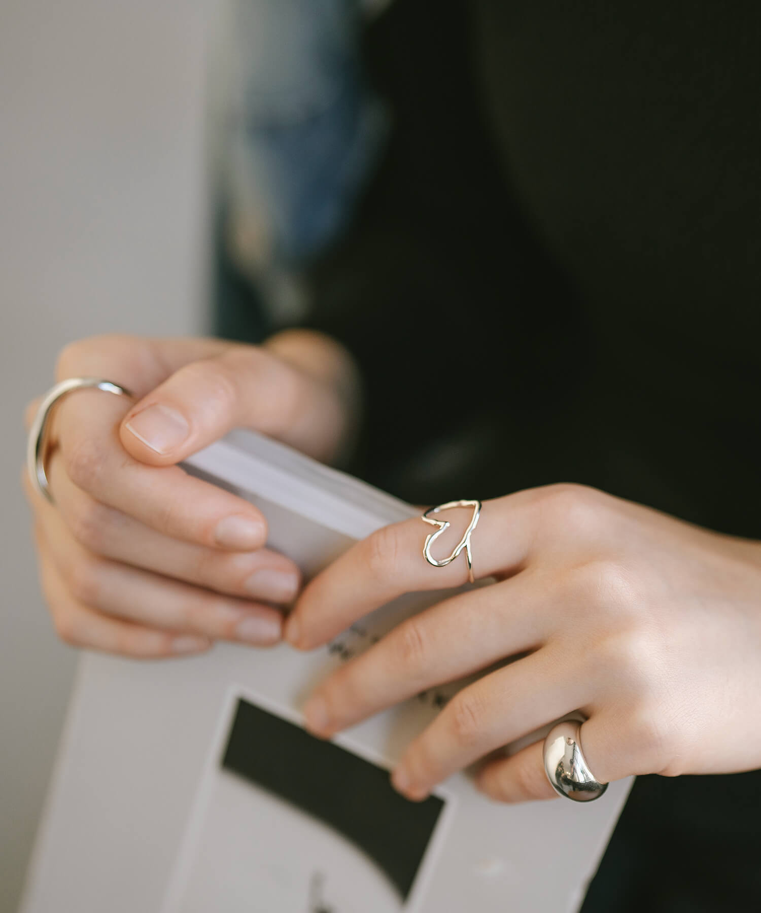 Ops.（オプス） 指輪 リング シルバー925 レディース ハート シルバー