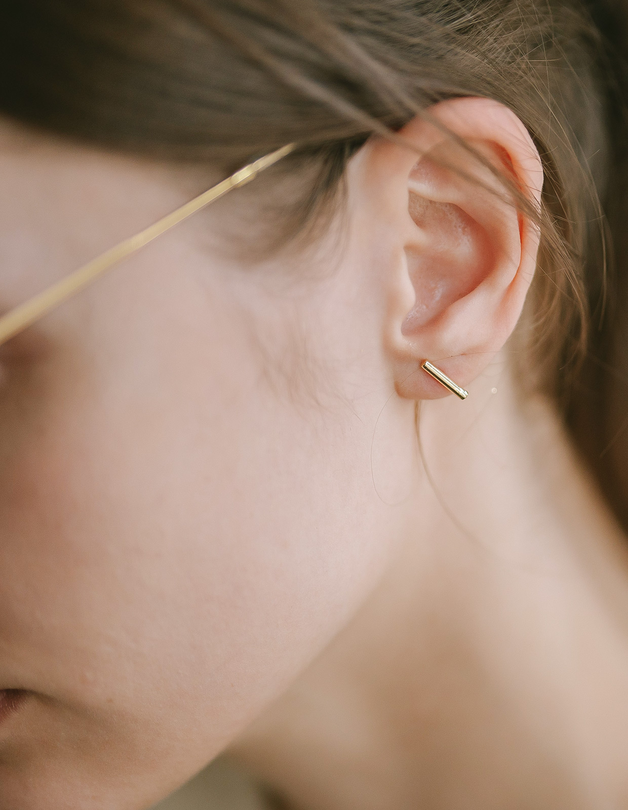 Ops.（オプス） ピアス レディース k18 18金 18k ゴールド イエロー