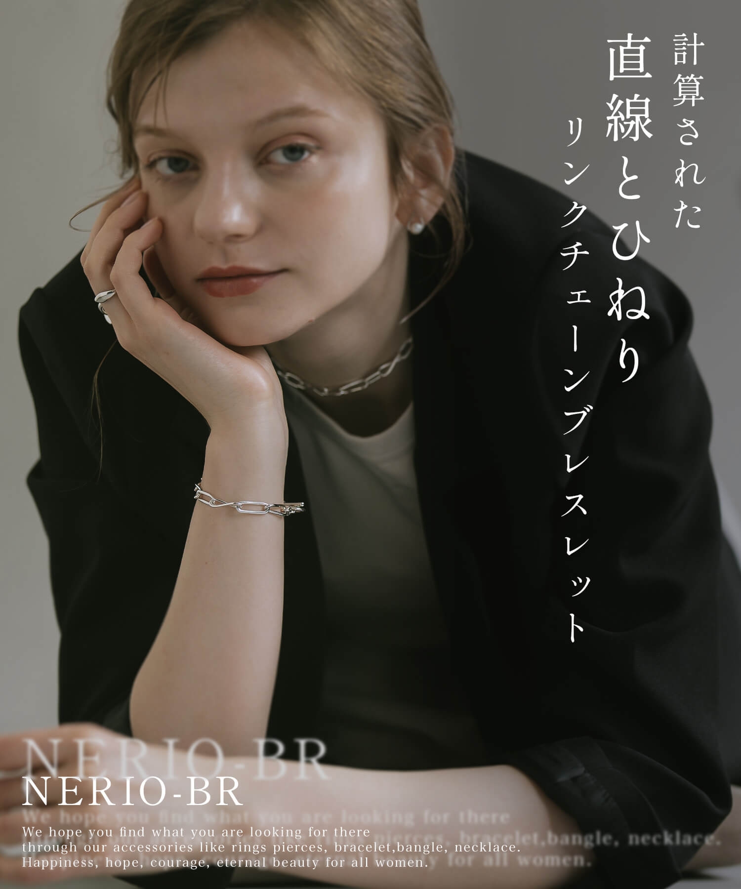 爆買 ブレスレット バングル レディース シンプル シルバー ゴールド nerio-br ネリオ 太め 金属アレルギー対応 シルバー925 ゴールド ブレスレット 18Kの画像