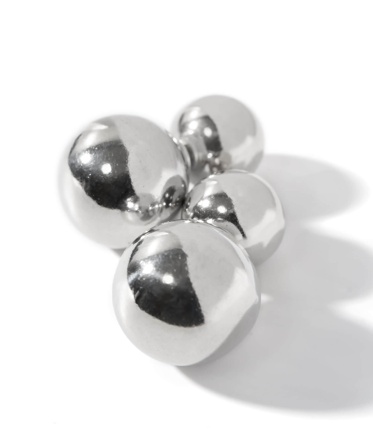 Ops. ピアス silver925 シルバー925 レディース ダブルキャッチ
