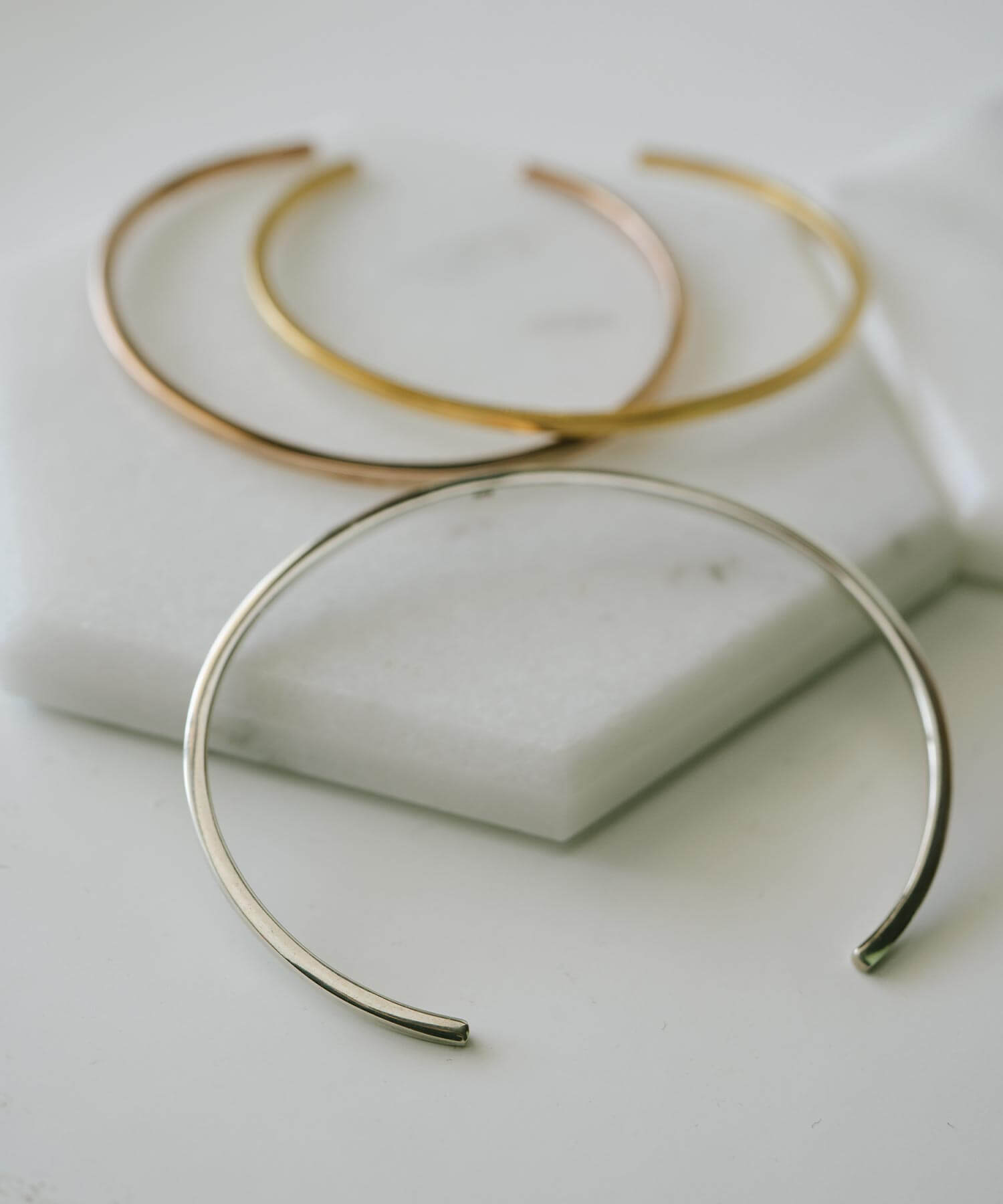 Ops. バングル ブレスレット シルバー925 SV925 ゴールド 18k C