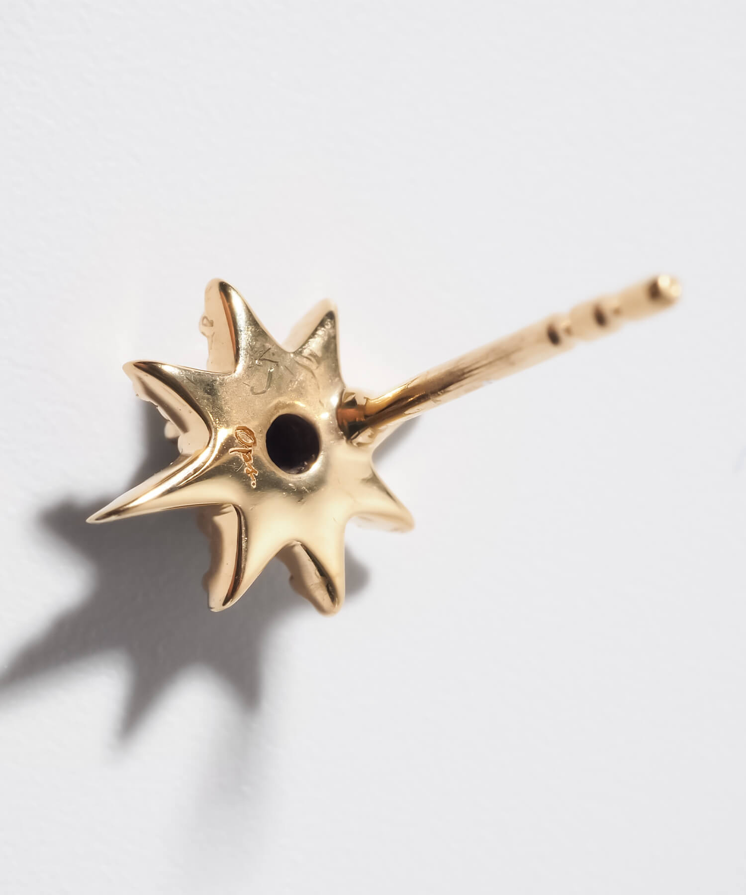 Ops.（オプス） 18金 仕上げ ピアス シルバー 925 スタッド ピアス