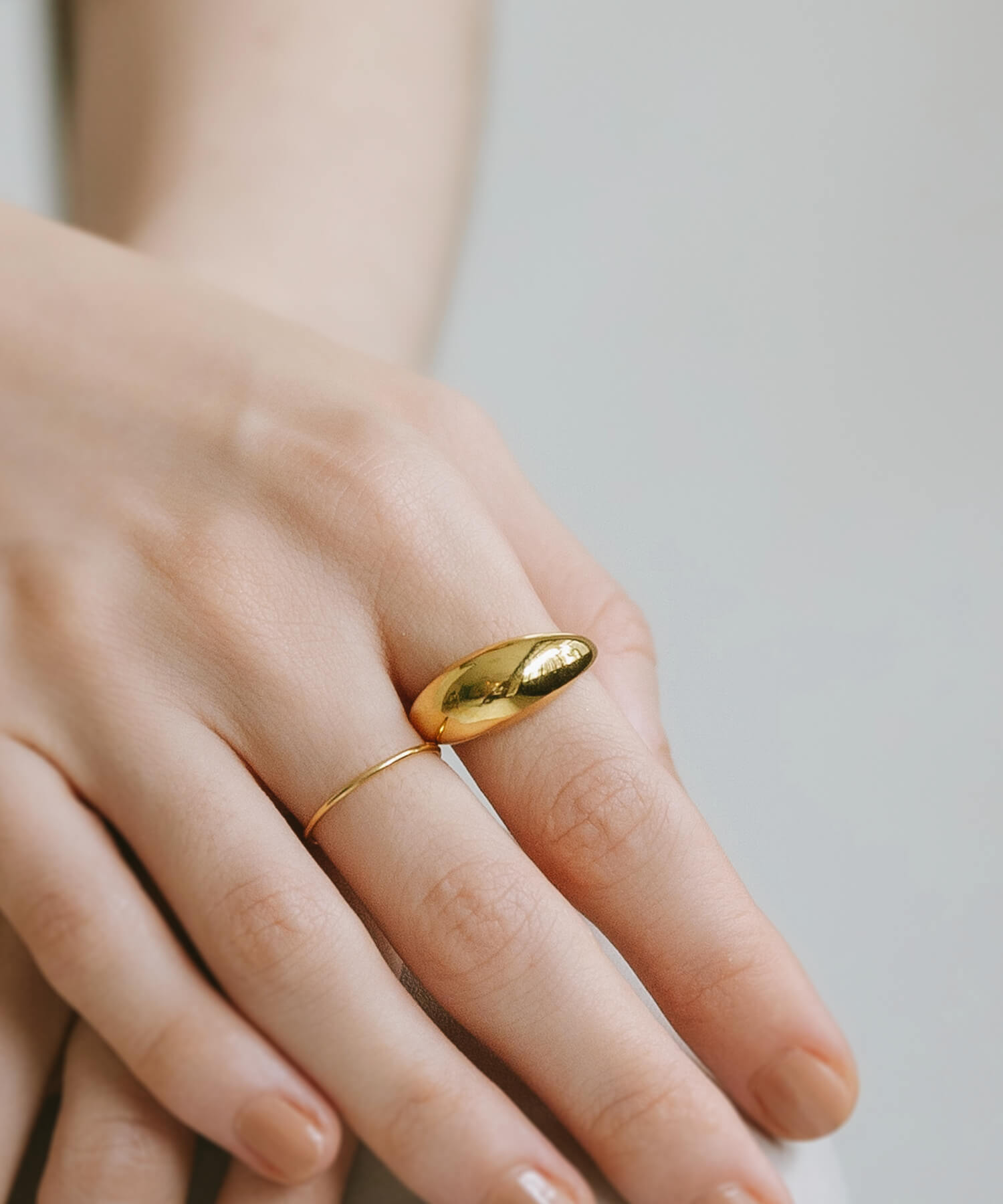 Ops.（オプス） リング レディース 1mm 極細リング ゴールド silver925