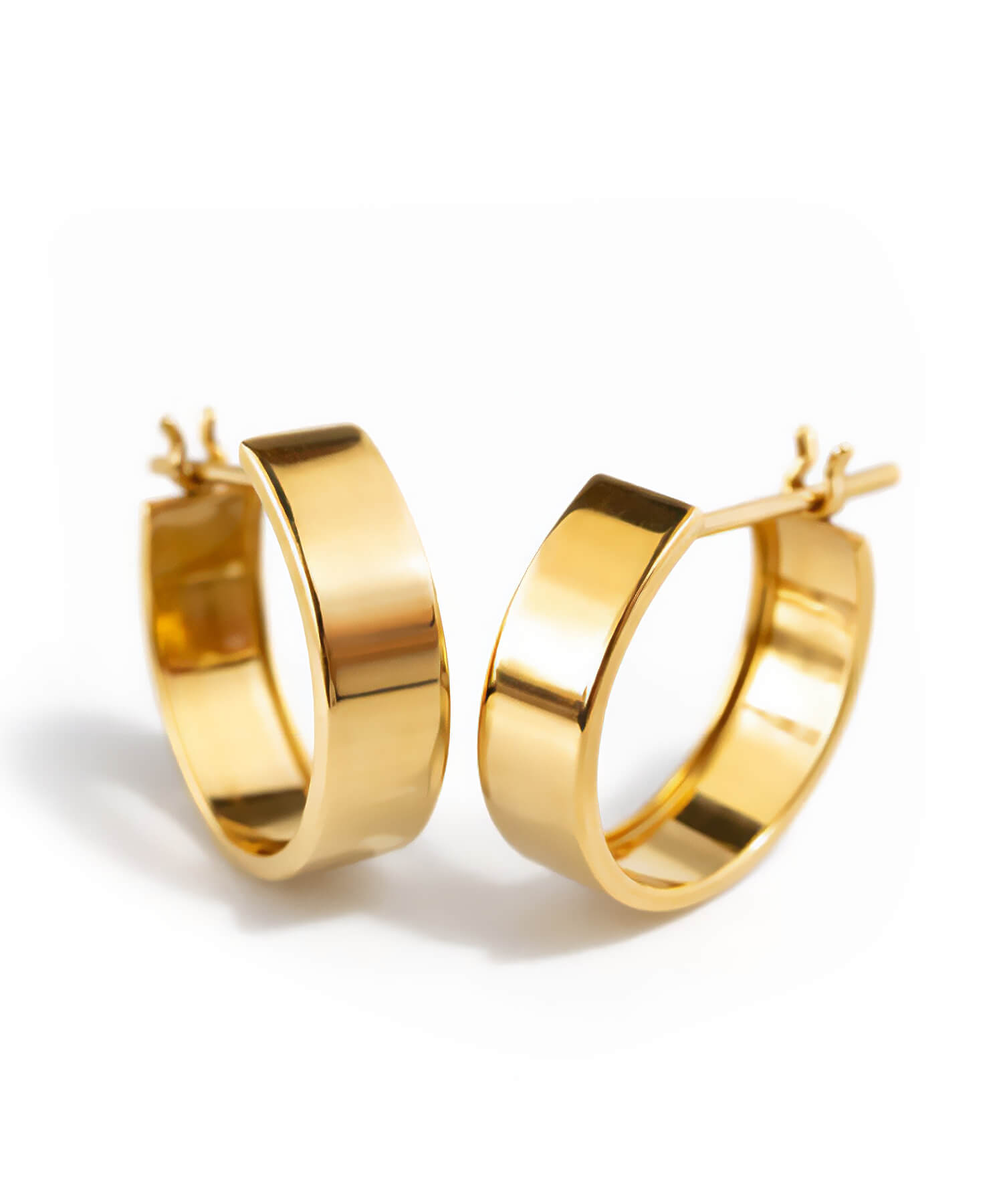 Ops.（オプス） 爆買 ピアス 18k 18金 フープ シンプル 6角 ラウンド