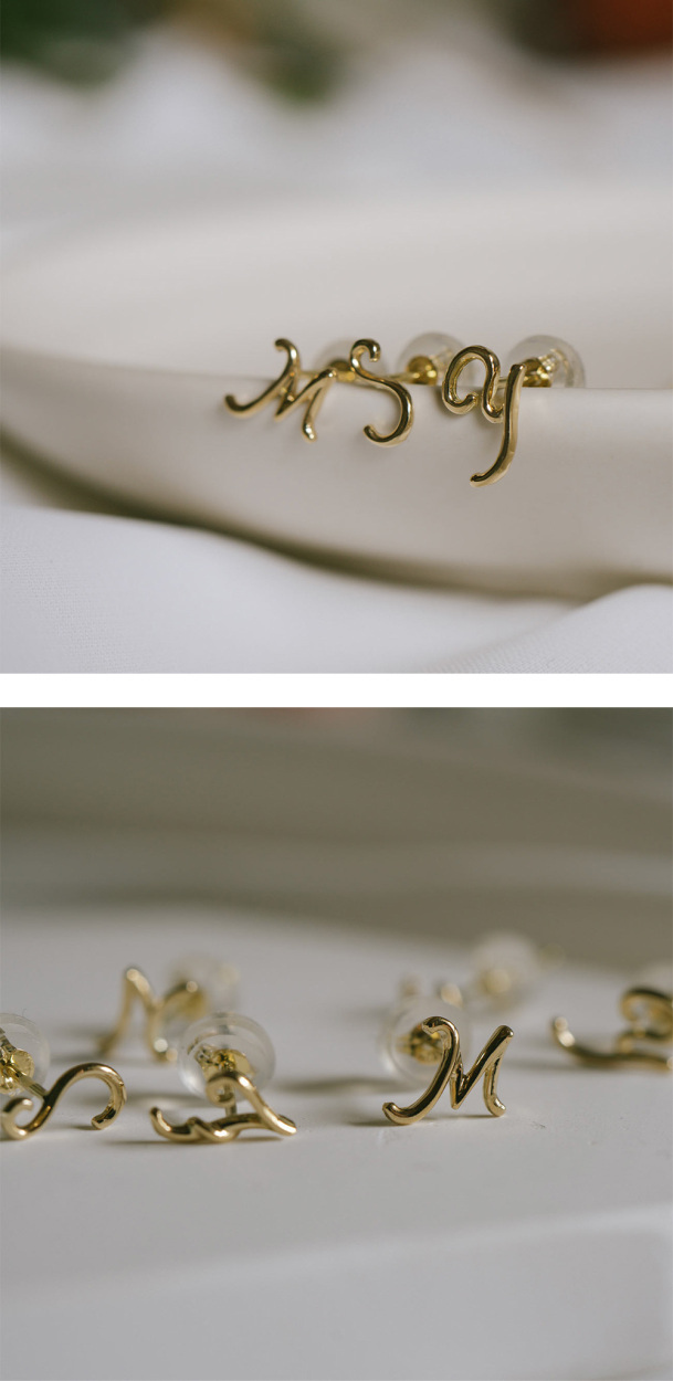 Ops. ピアス レディース 18k つけっぱなし 小さめ Mollica