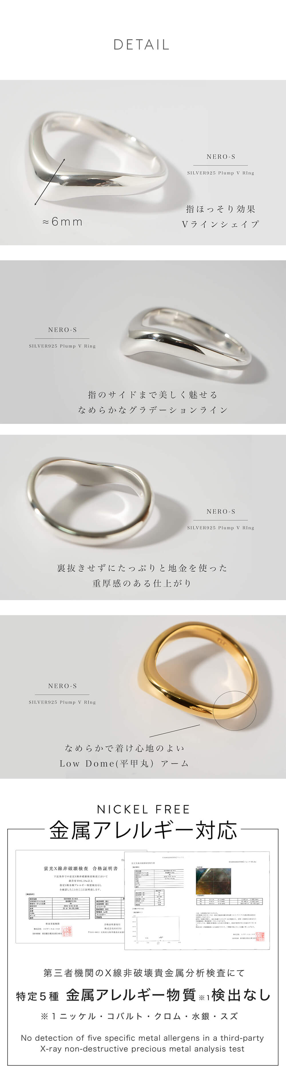その他ブランド(ソノタブランド) / リング/SV925/10号/SLV
