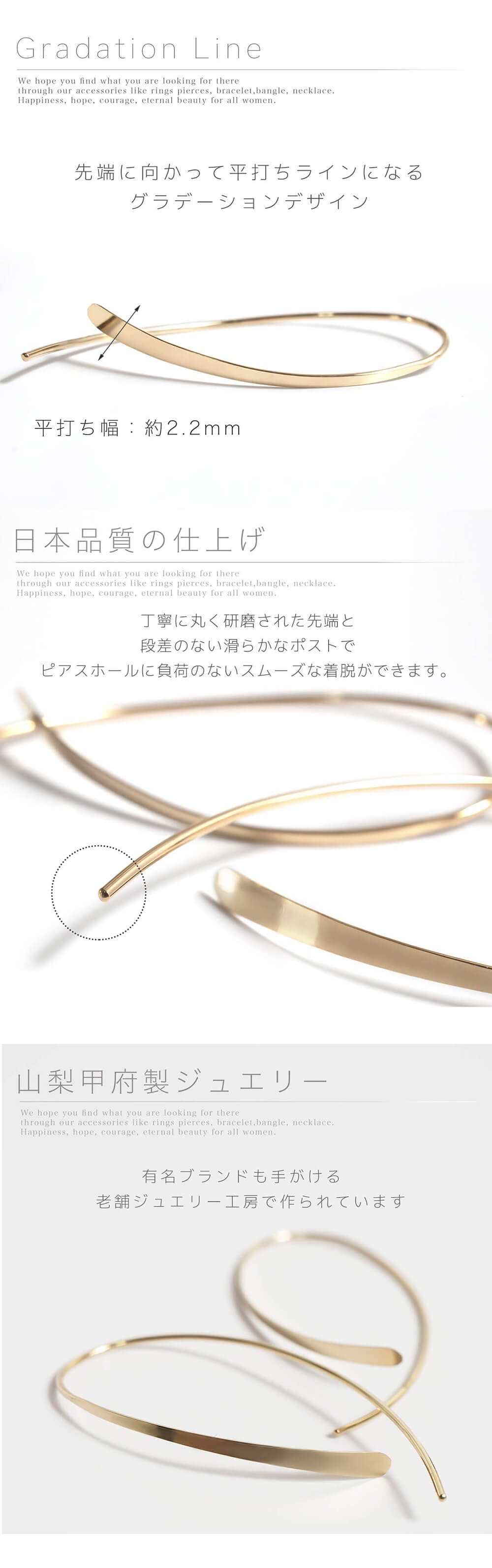 ピアス 18K フープピアス 揺れる パール ピアス レディース ブランド