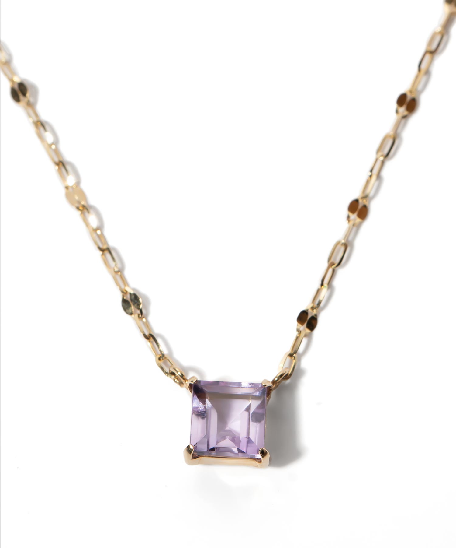 Ops.（オプス） ネックレス 天然石 ガーネット アメジスト イエロー