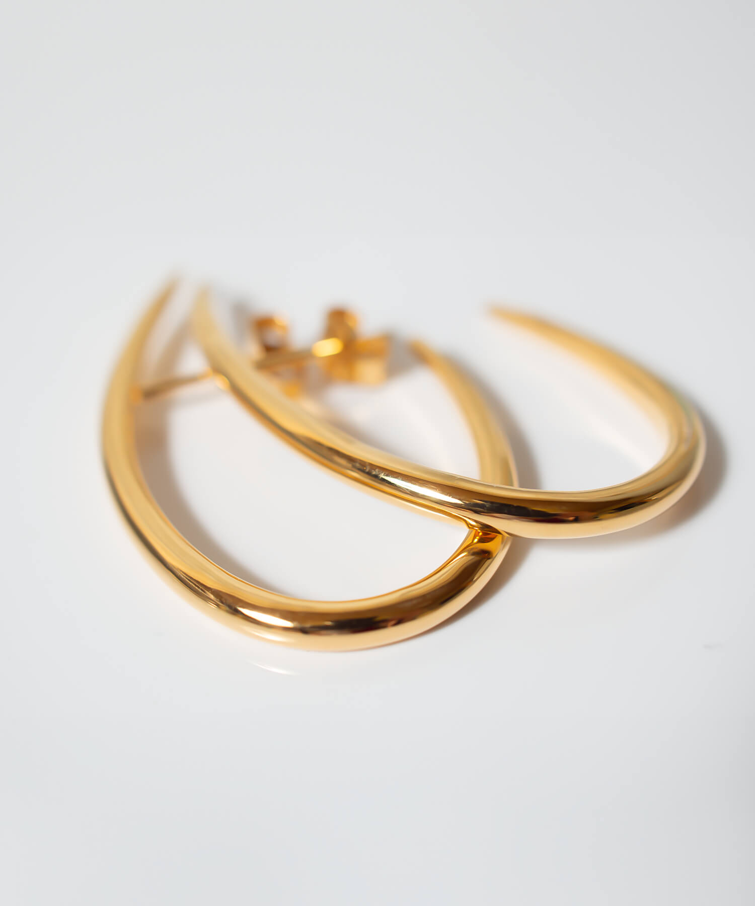 Ops.（オプス） ピアス レディース フープピアス ドロップ フック 18k