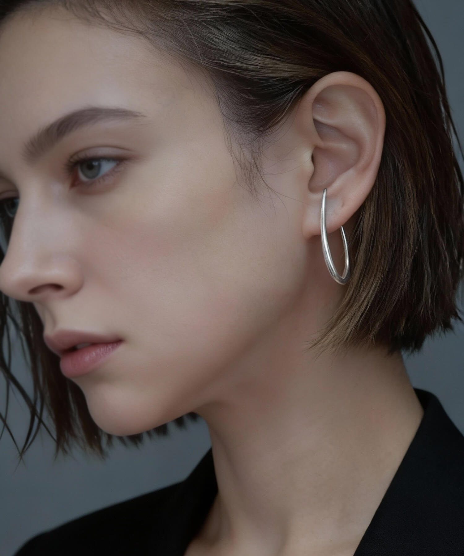 Ops.（オプス） ピアス レディース フープピアス ドロップ フック 18k
