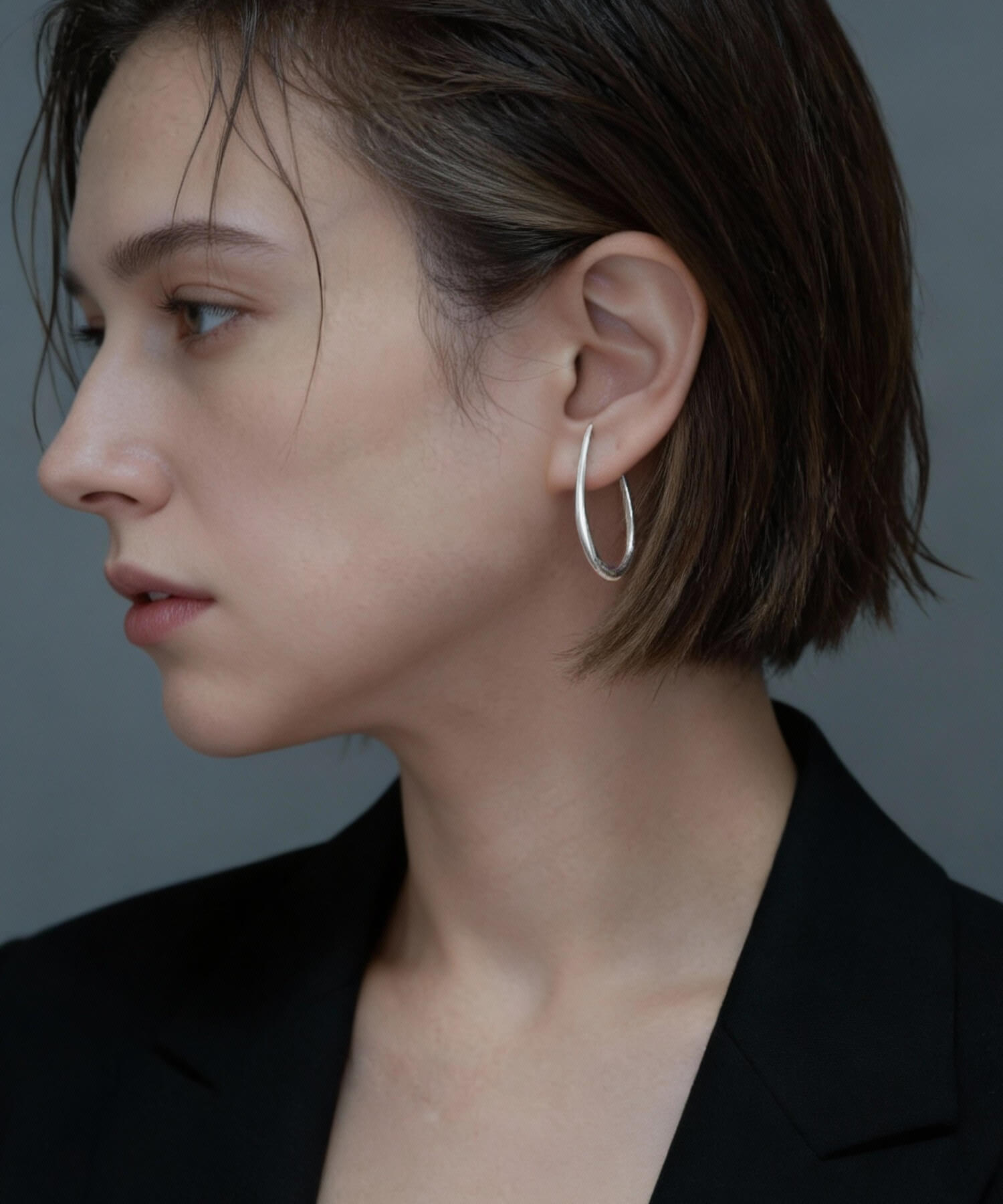 Ops.（オプス） ピアス レディース フープピアス ドロップ フック 18k