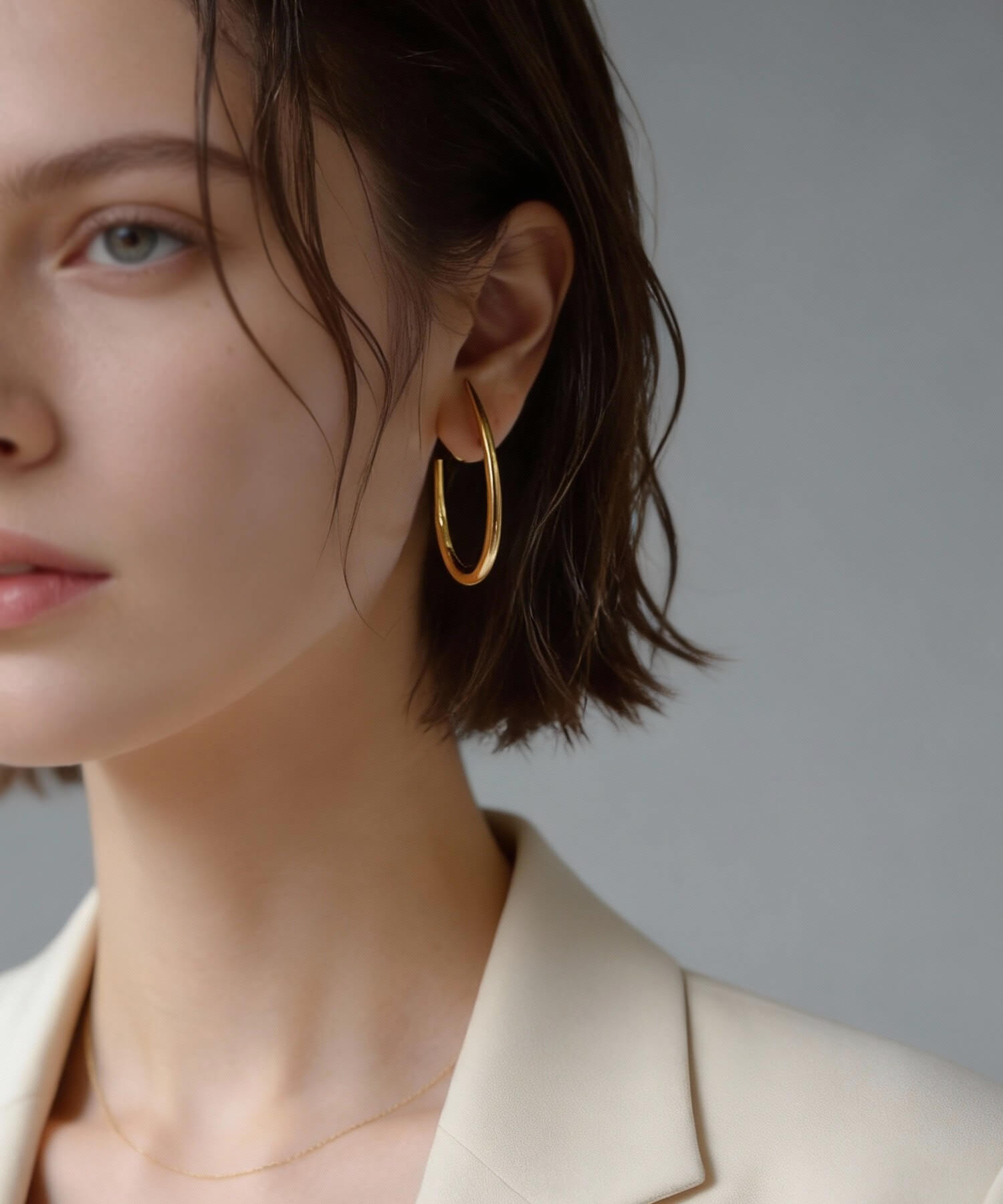 Ops.（オプス） ピアス レディース フープピアス ドロップ フック 18k
