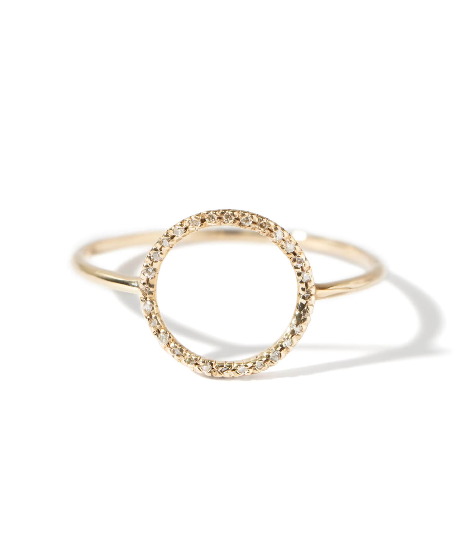 爆買 リング レディース リング ゴールド 10k 【fossole-ring フォッソーレ】 k10 リング 10金 ダイヤモンド リング 50代 スリム 40代 30代 誕生日 プレの画像