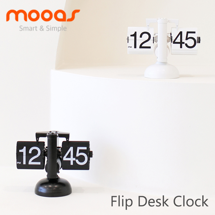 y[zAX uv MOOAS K̔X Flip Desk Clock tbv fXN NbN ߂鎞v 킢  j[N ؍G 2122288 ACC