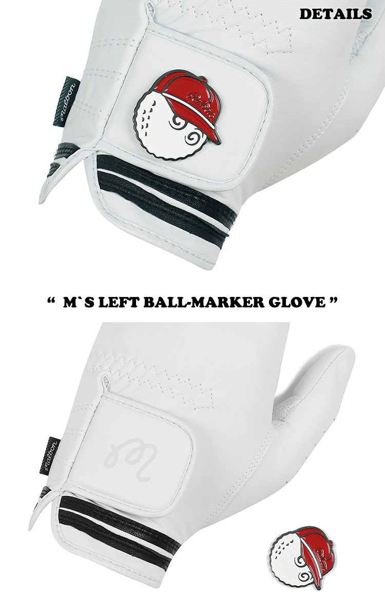 マルボンゴルフ レザーグローブ MALBON GOLF M`S LEFT BALL-MARKER GLOVE メンズ レフト ボール マーカー グローブ 全2色 M4141PGL01 ACC｜option｜03