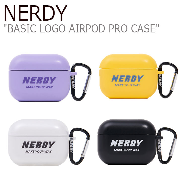 �y���[/���������z�m���f�B Airpod�P�[�X NERDY BASIC LOGO AIRPOD PRO CASE �x�[�V�b�N ���S �G�A�|�b�h �v�� �P�[�X �m���f�B�[ ACC