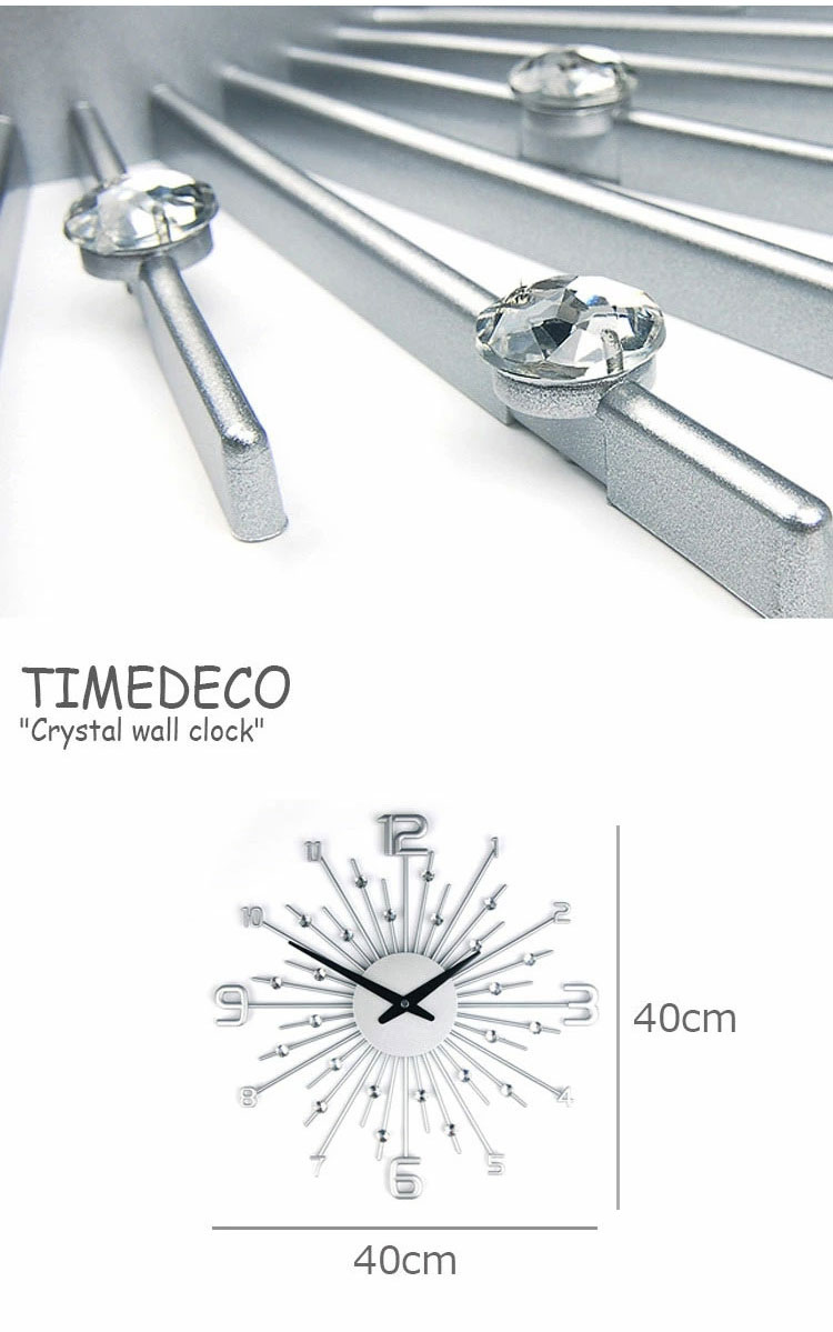 即納/正規販売店】タイムデコ 掛け時計 TIMEDECO CRYSTAL WALL CLOCK