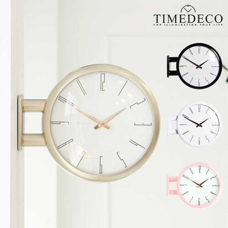 ^CfR |v TIMEDECO K̔X MODERN DOUBLE WALL CLOCK  |v ChampagneGold VpS[h S4F 2564599 2840522 2997833 ACC